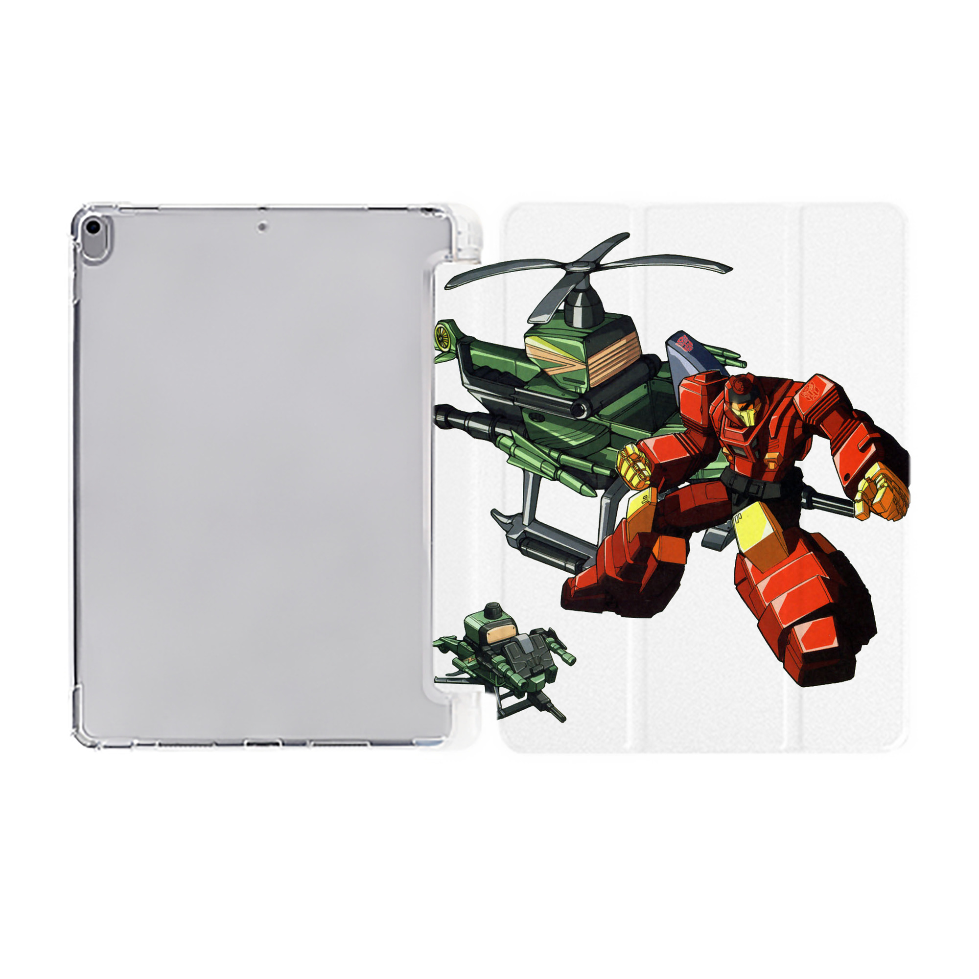 （画像用）  IPad ケース ペン収納付き 三つ折りスタンド PUレザー×シリコン 対応機種9.5/10.5/10.9インチ